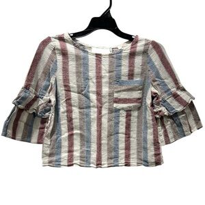 Urban Romantics Striped Blouse Size S